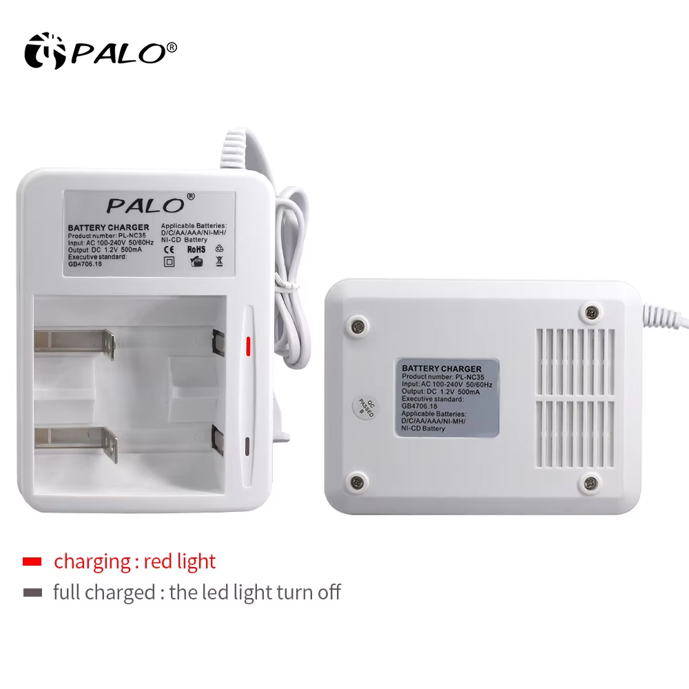 Rechargeable Battery Aa - Palo เครื่องชาร์จอัจฉริยะสำหรับ1.2V Ni-MH Ni-Cd AA AAA