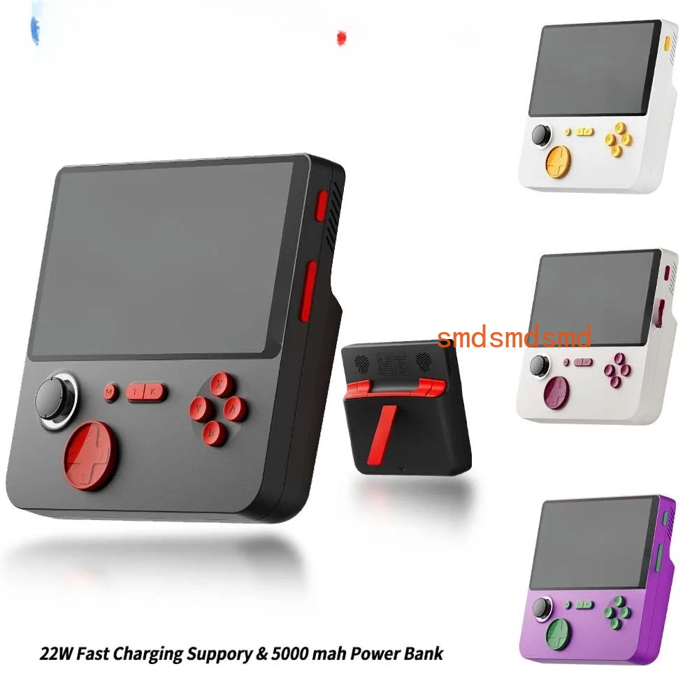 Retro Gaming Arcade Console - เครื่องเล่นเกมพกพา E5 แบตเตอรี่ 6000mAh หน้าจอ IPS