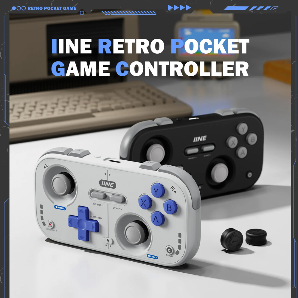 Retro Gaming Mini Pc - IINE คอนโทรลเลอร์เกมพกพาแบบเรโทรขนาดเล็กสำหรับ Nintendo Switch 2/1, Steam