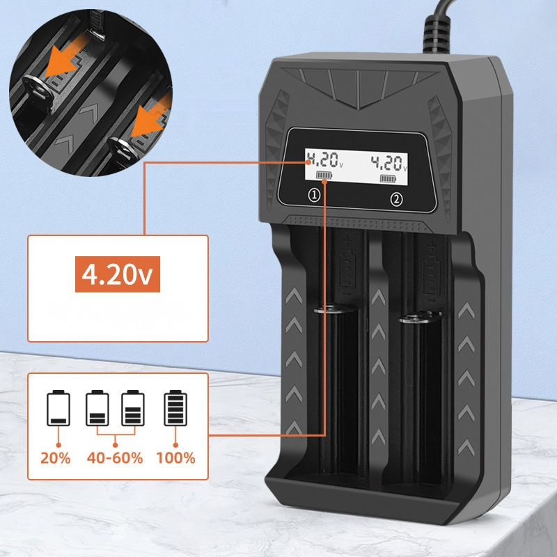 Rechargeable Battery Aa - จอแสดงผล LCD แบตเตอรี่ USB Charger 1/2/4