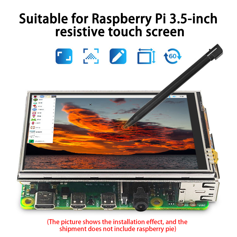หน้าจอสัมผัส TFT ขนาด 3.5 นิ้ว - X86 Retro Gaming บทวิจารณ์และราคา