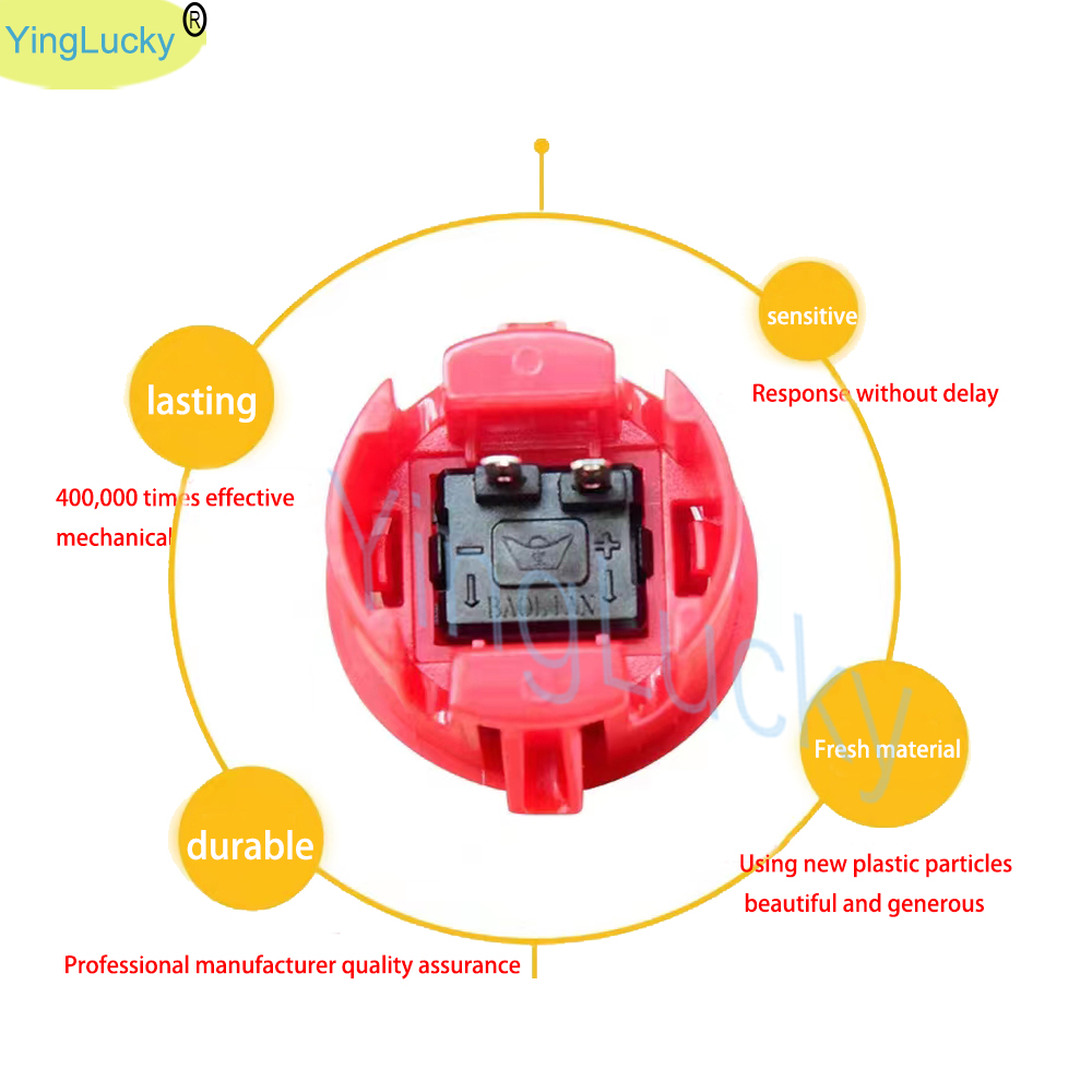 12 ชิ้นปุ่มกดอาร์เคด, คอนโทรลเ - Arcade Button Kit บทวิจารณ์และราคา