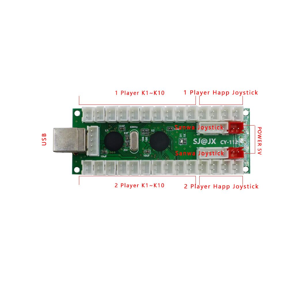 ชุดอุปกรณ์ DIY สำหรับเครื่องเล - Arcade Button Kit บทวิจารณ์และราคา