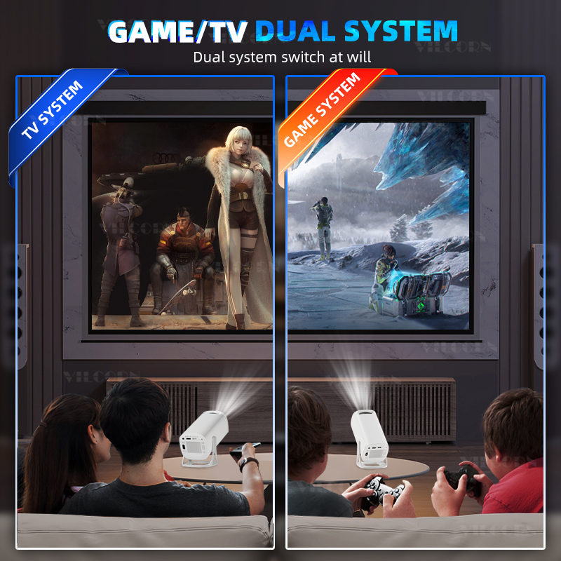 เครื่องเล่นเกมโปรเจคเตอร์ขนาดเ - Retro Gaming Projector บทวิจารณ์และราคา