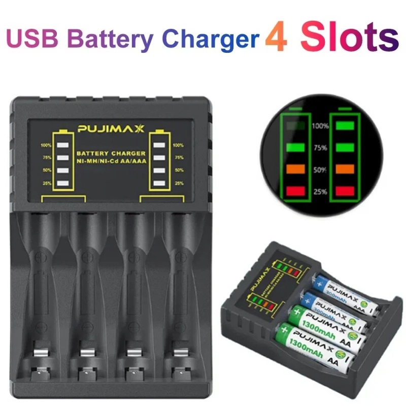 เครื่องชาร์จแบตเตอรี่ AAA/AA แ - Rechargeable Battery Aa บทวิจารณ์และราคา