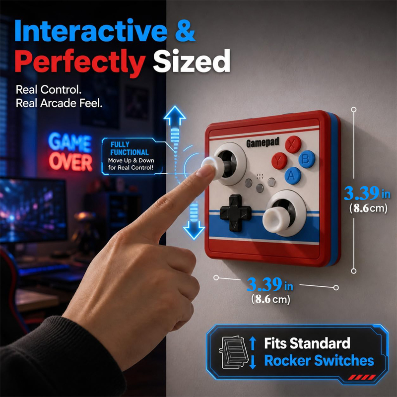 ฝาครอบสวิตช์ไฟแบบไม่ต้องเจาะ แ - Retro Gaming Projector บทวิจารณ์และราคา