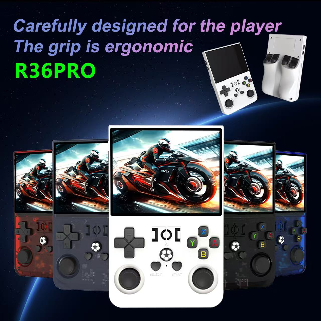เครื่องเล่นเกมพกพา R36PRO R36M - Retro Gaming Arcade Console บทวิจารณ์และราคา