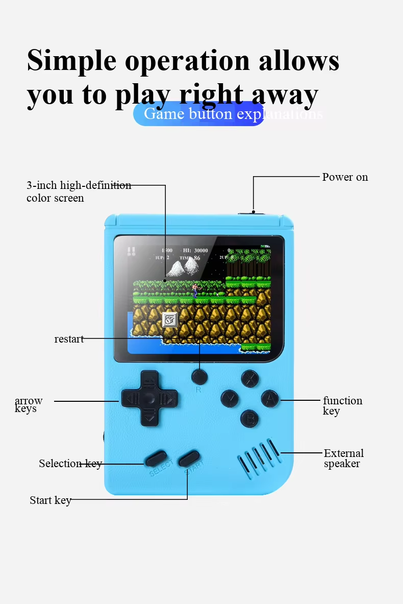 เครื่องเล่นเกมพกพาขนาด 3 นิ้ว  - Retro Gaming Arcade Console บทวิจารณ์และราคา