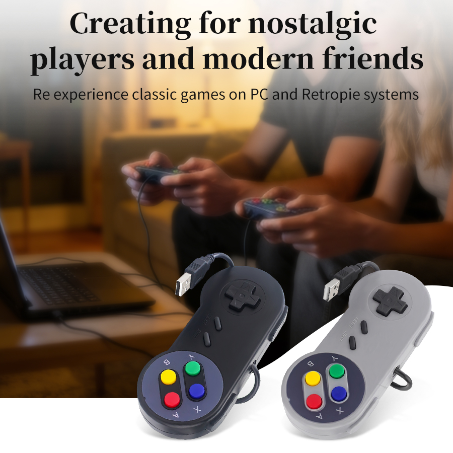 ปลั๊กแอนด์เพลย์ ยูเอสบี เกมแพด - Retro Gaming Raspberry Pi 5 บทวิจารณ์และราคา